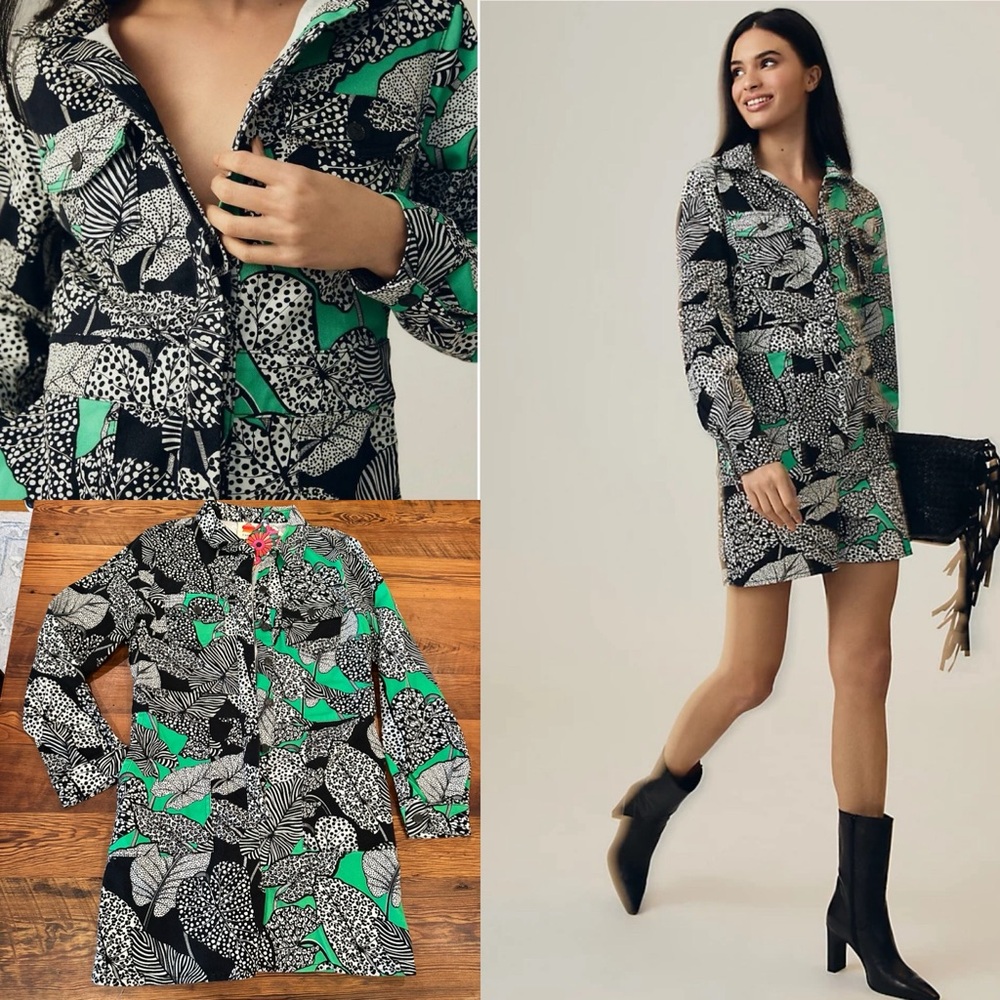 Farm Rio x Anthropologie Foliage Romper
